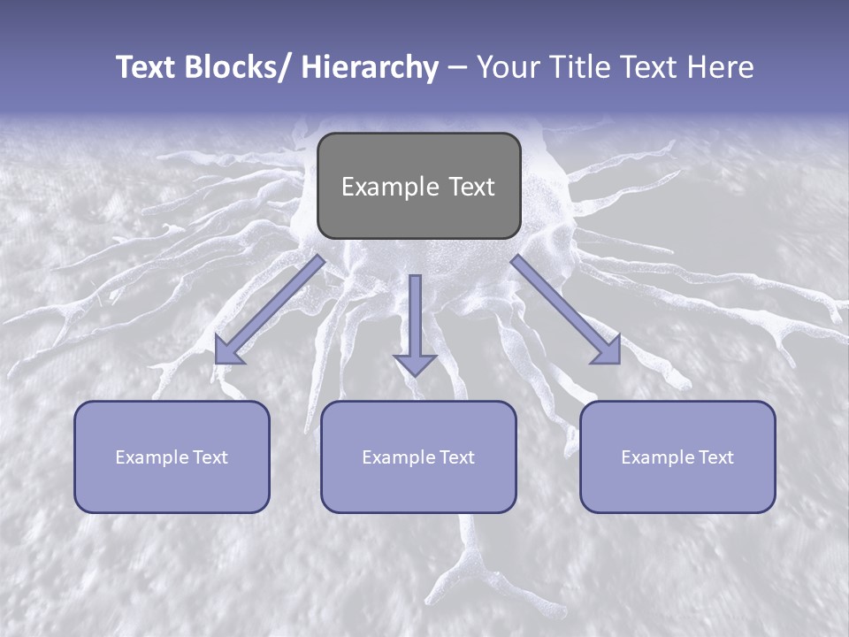 Biochemistry Stamper Cell PowerPoint Template