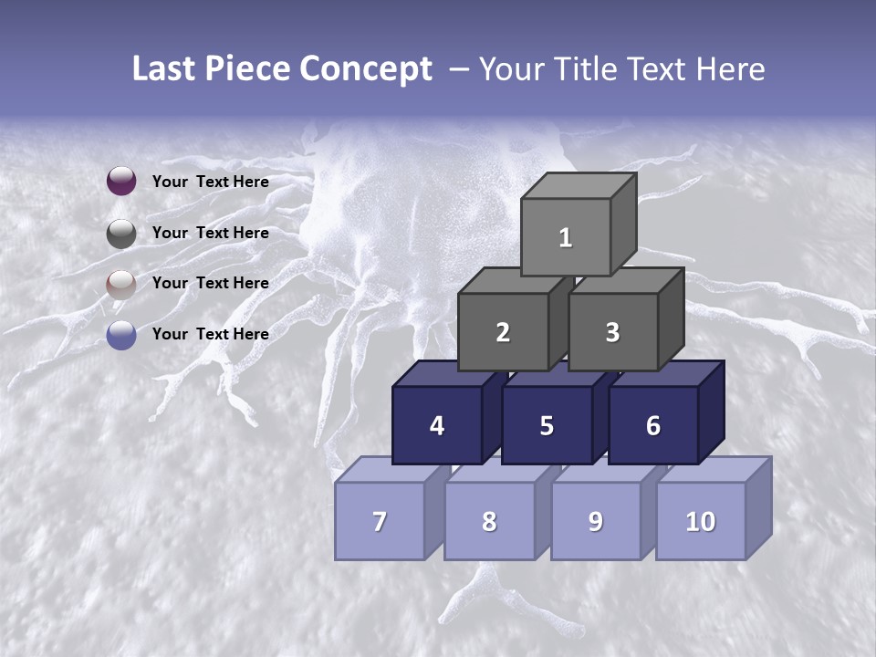 Biochemistry Stamper Cell PowerPoint Template