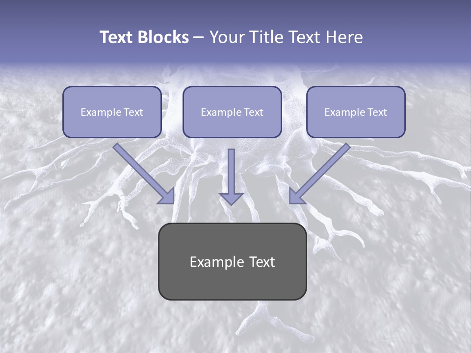 Biochemistry Stamper Cell PowerPoint Template