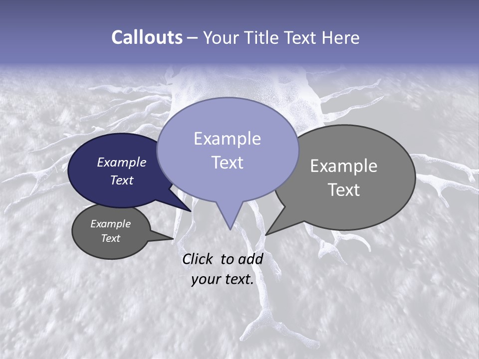 Biochemistry Stamper Cell PowerPoint Template