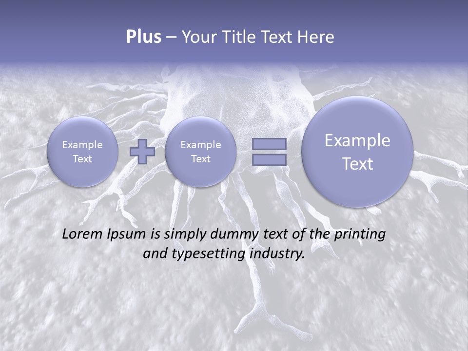 Biochemistry Stamper Cell PowerPoint Template
