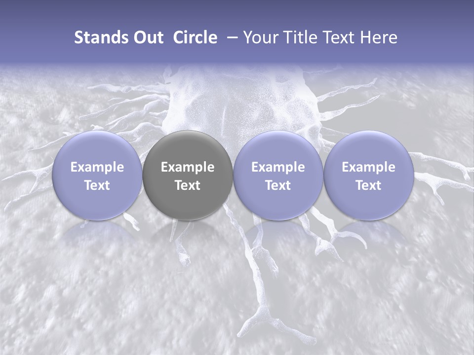 Biochemistry Stamper Cell PowerPoint Template