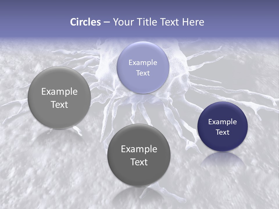 Biochemistry Stamper Cell PowerPoint Template