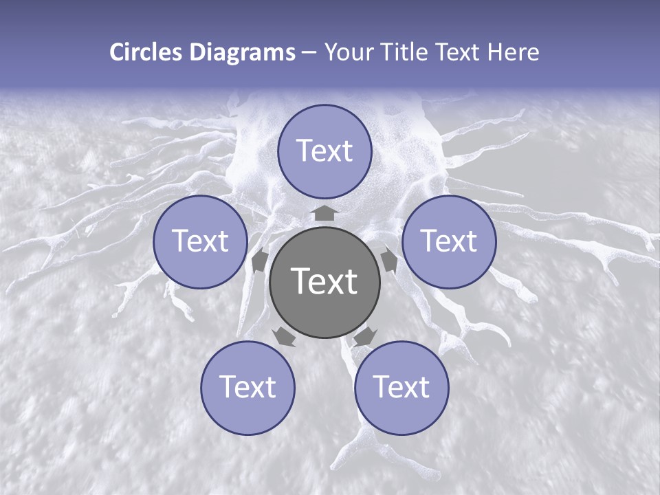 Biochemistry Stamper Cell PowerPoint Template