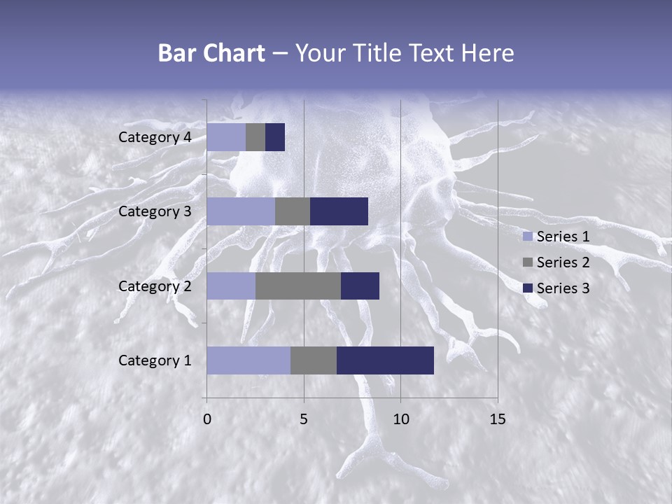 Biochemistry Stamper Cell PowerPoint Template