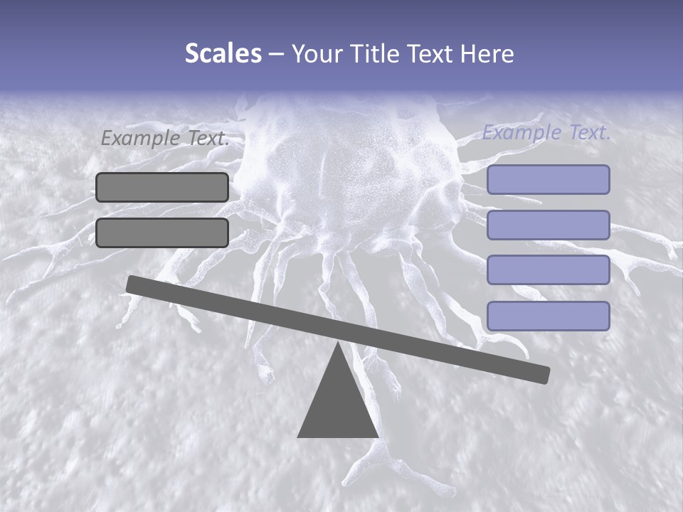 Biochemistry Stamper Cell PowerPoint Template