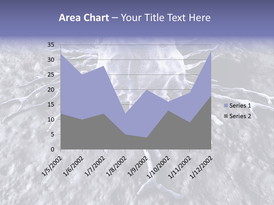 Biochemistry Stamper Cell PowerPoint Template