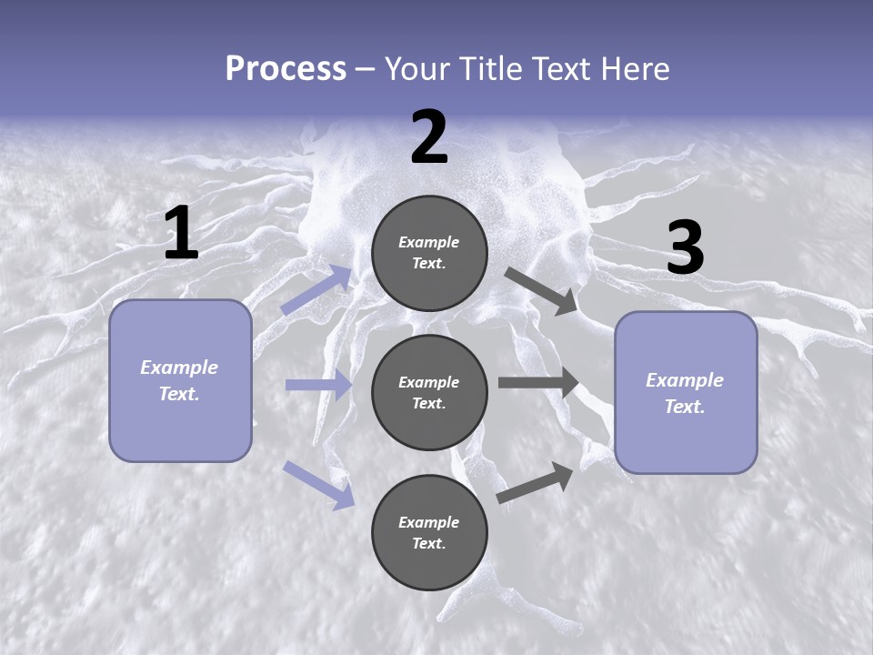 Biochemistry Stamper Cell PowerPoint Template
