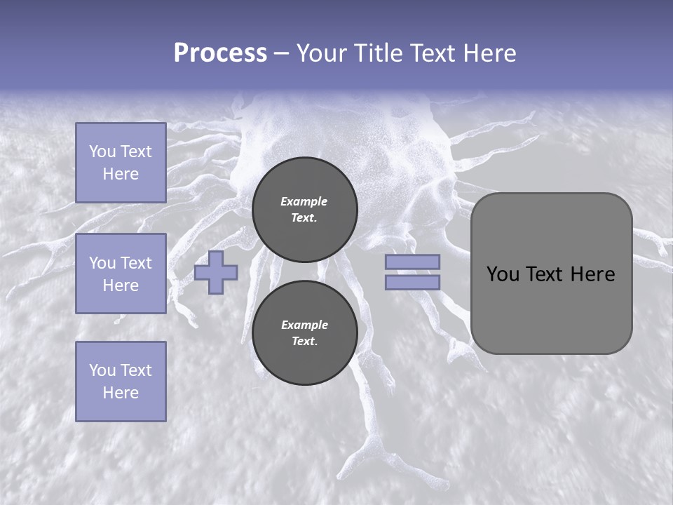 Biochemistry Stamper Cell PowerPoint Template