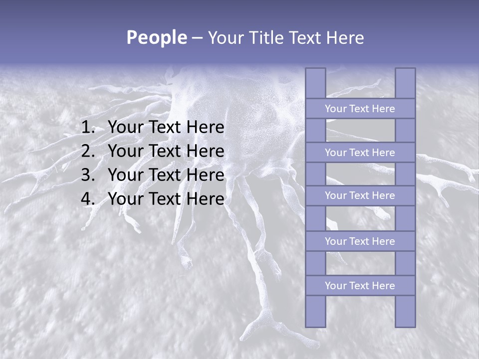 Biochemistry Stamper Cell PowerPoint Template