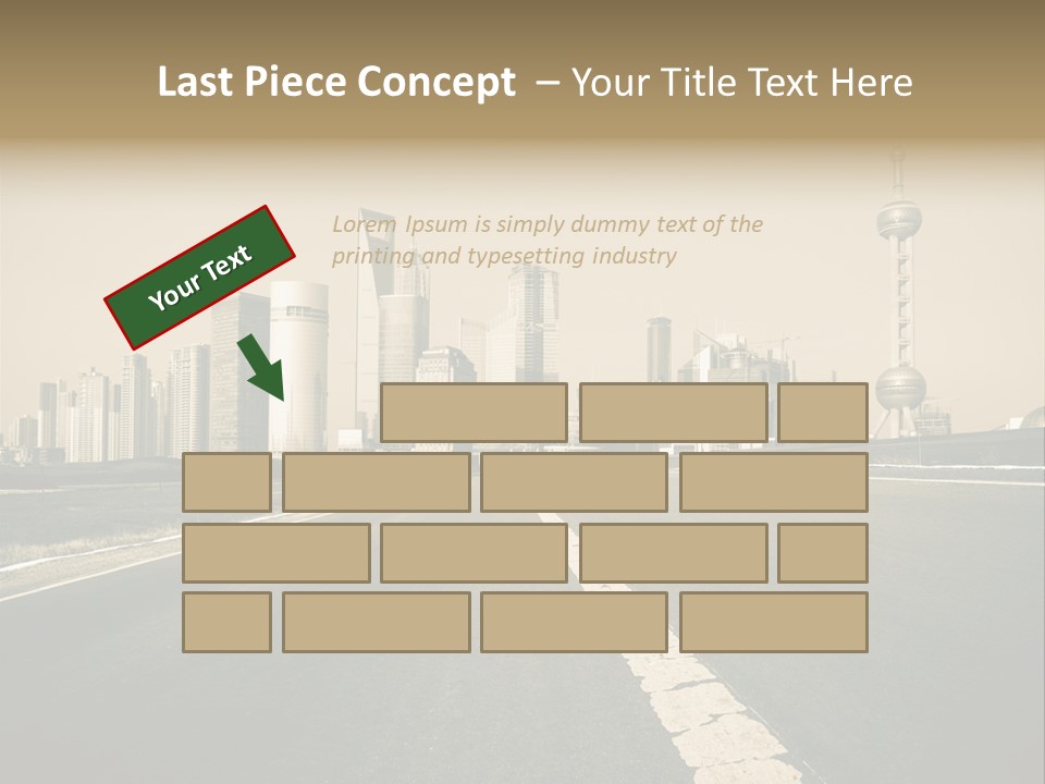 Building Life Environment PowerPoint Template