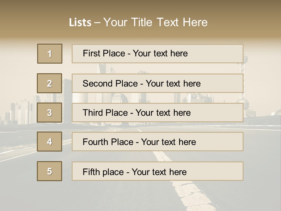 Building Life Environment PowerPoint Template