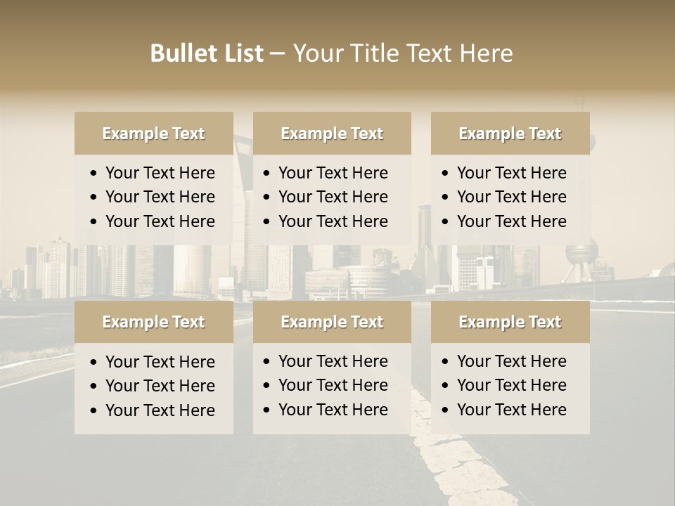 Building Life Environment PowerPoint Template
