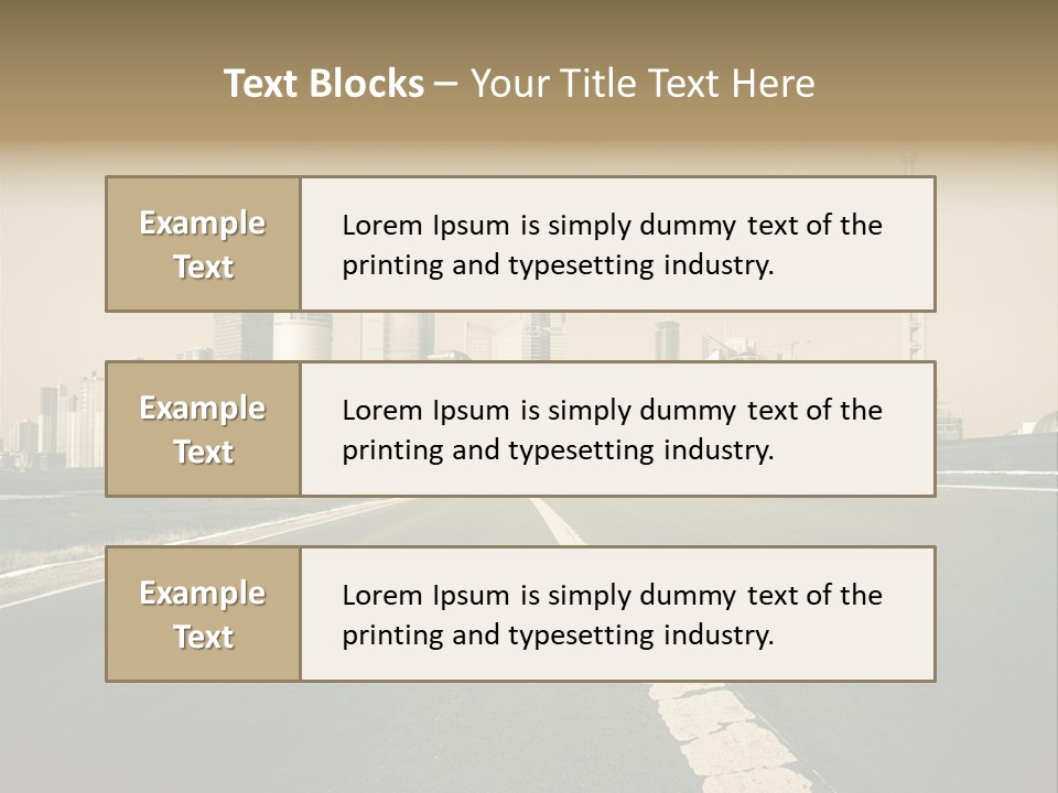 Building Life Environment PowerPoint Template
