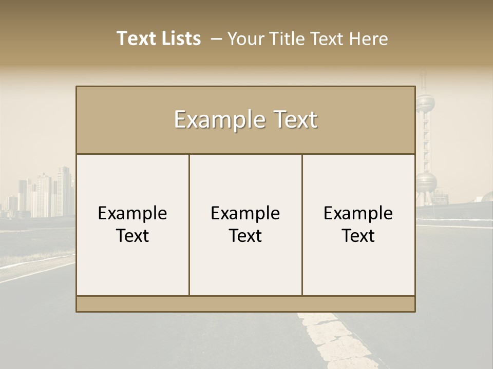Building Life Environment PowerPoint Template