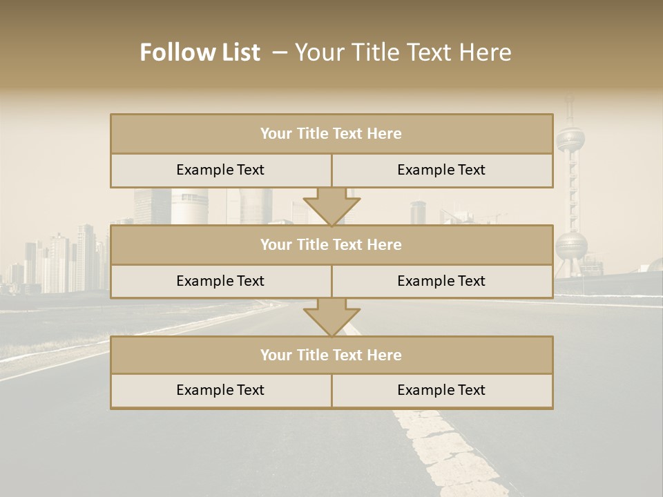 Building Life Environment PowerPoint Template
