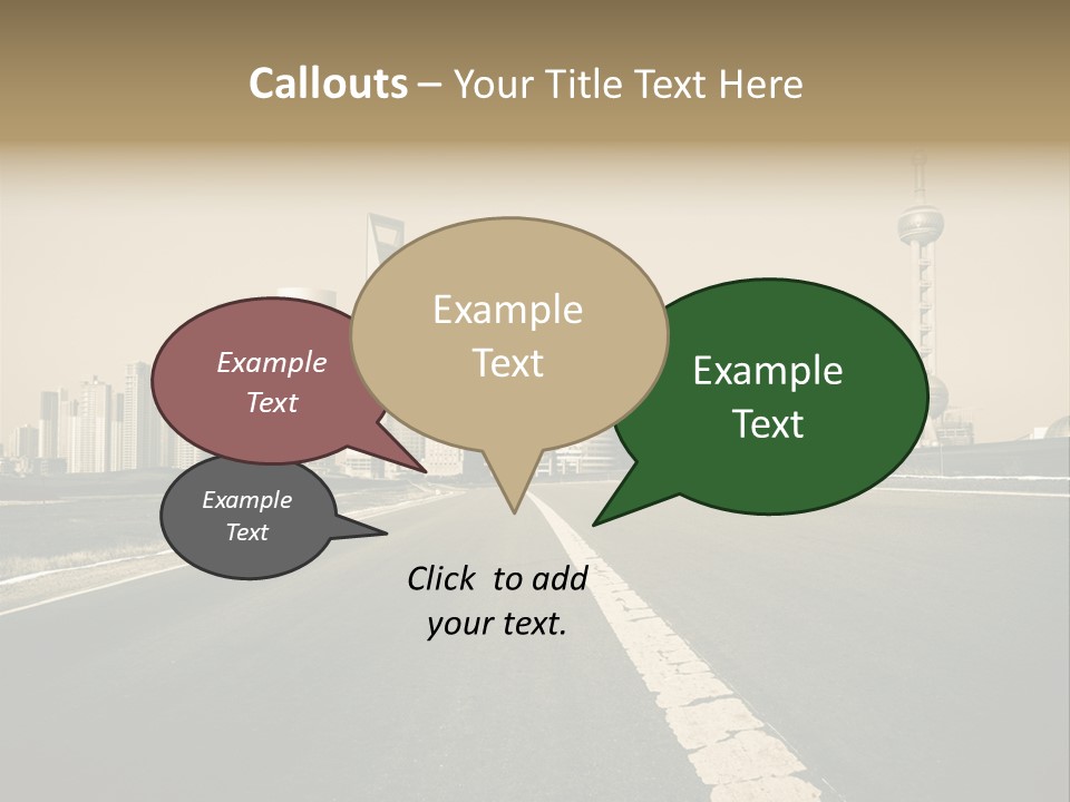Building Life Environment PowerPoint Template