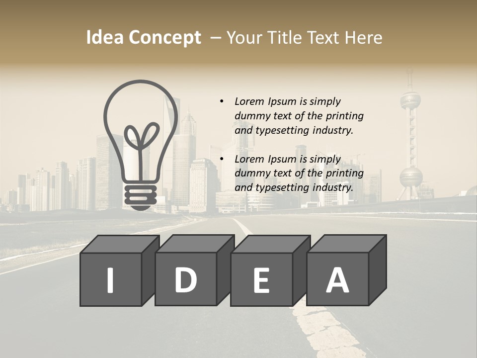 Building Life Environment PowerPoint Template