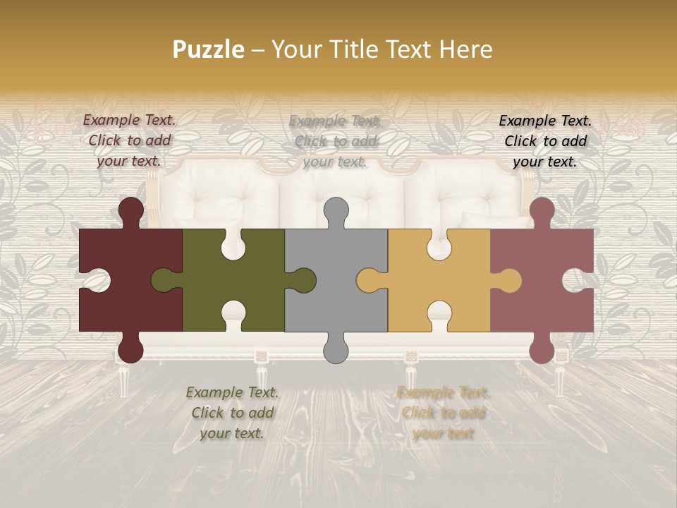 Pattern Lamp Domestic PowerPoint Template