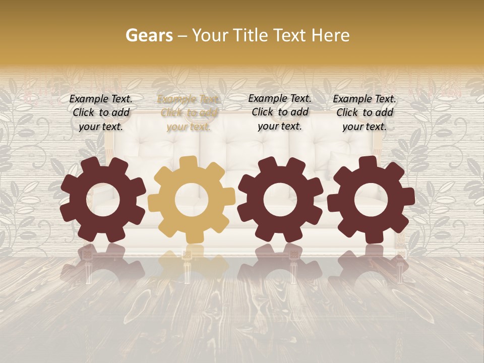 Pattern Lamp Domestic PowerPoint Template