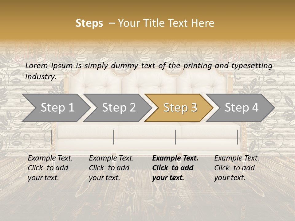 Pattern Lamp Domestic PowerPoint Template