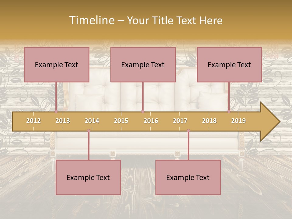 Pattern Lamp Domestic PowerPoint Template