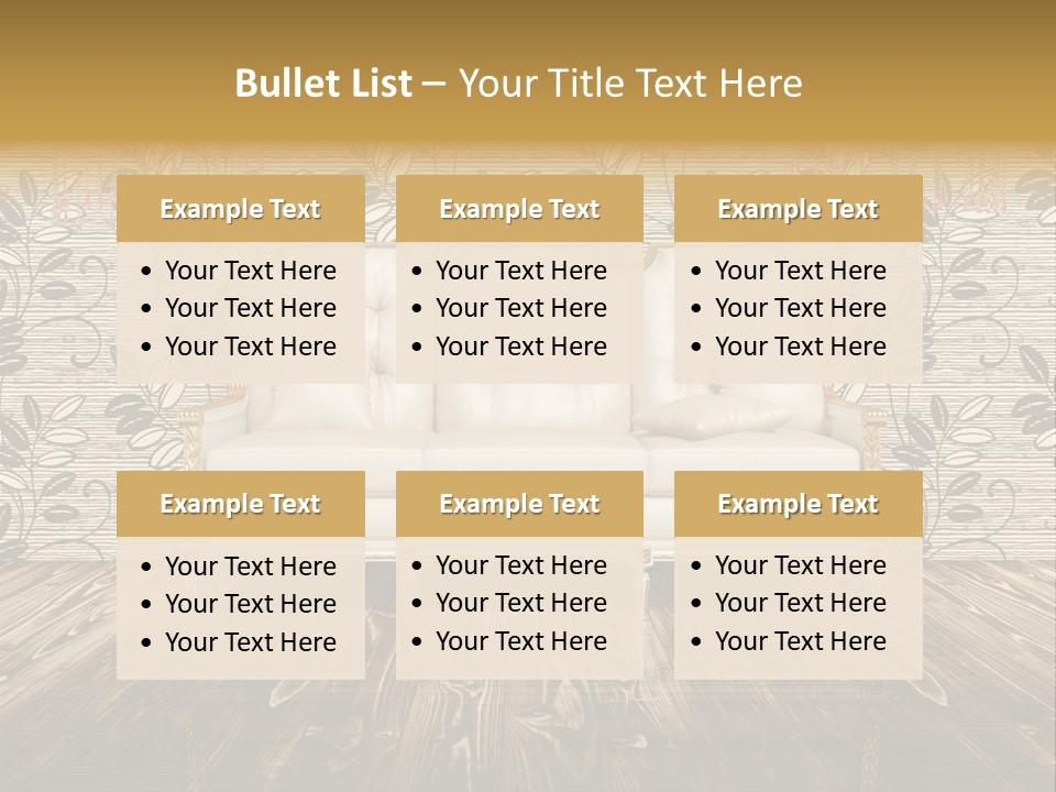 Pattern Lamp Domestic PowerPoint Template