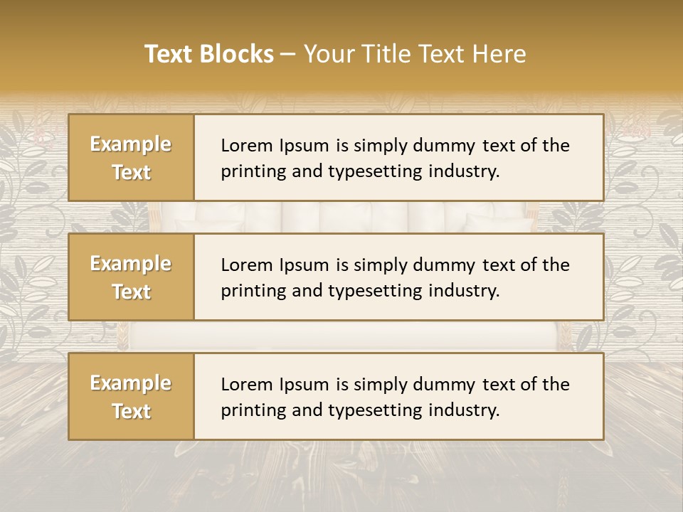 Pattern Lamp Domestic PowerPoint Template