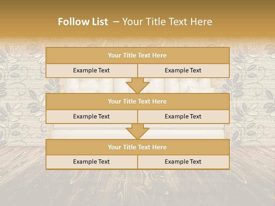 Pattern Lamp Domestic PowerPoint Template