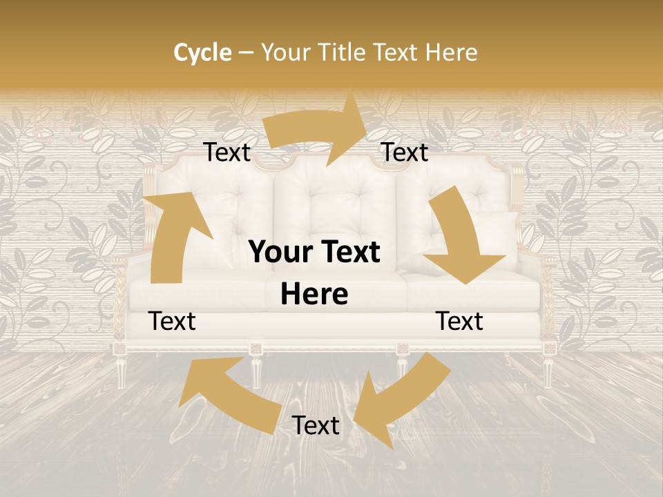 Pattern Lamp Domestic PowerPoint Template