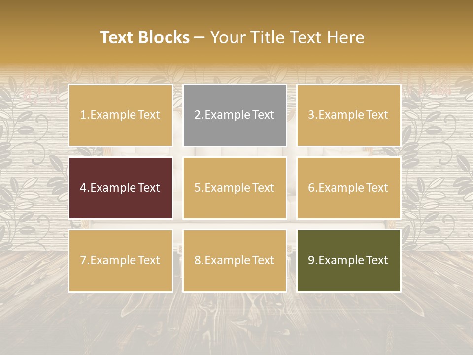 Pattern Lamp Domestic PowerPoint Template