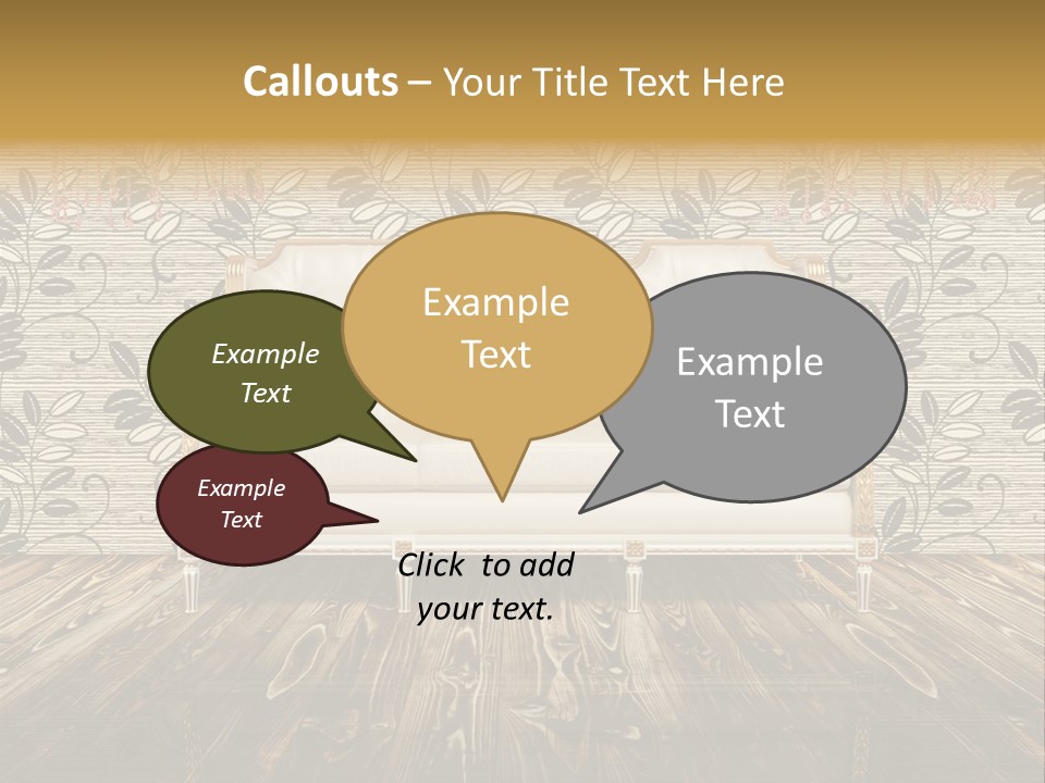 Pattern Lamp Domestic PowerPoint Template