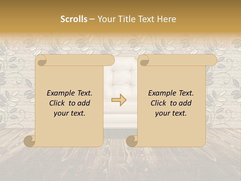 Pattern Lamp Domestic PowerPoint Template
