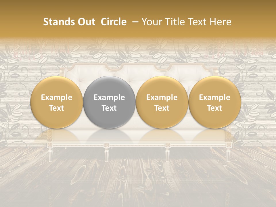 Pattern Lamp Domestic PowerPoint Template