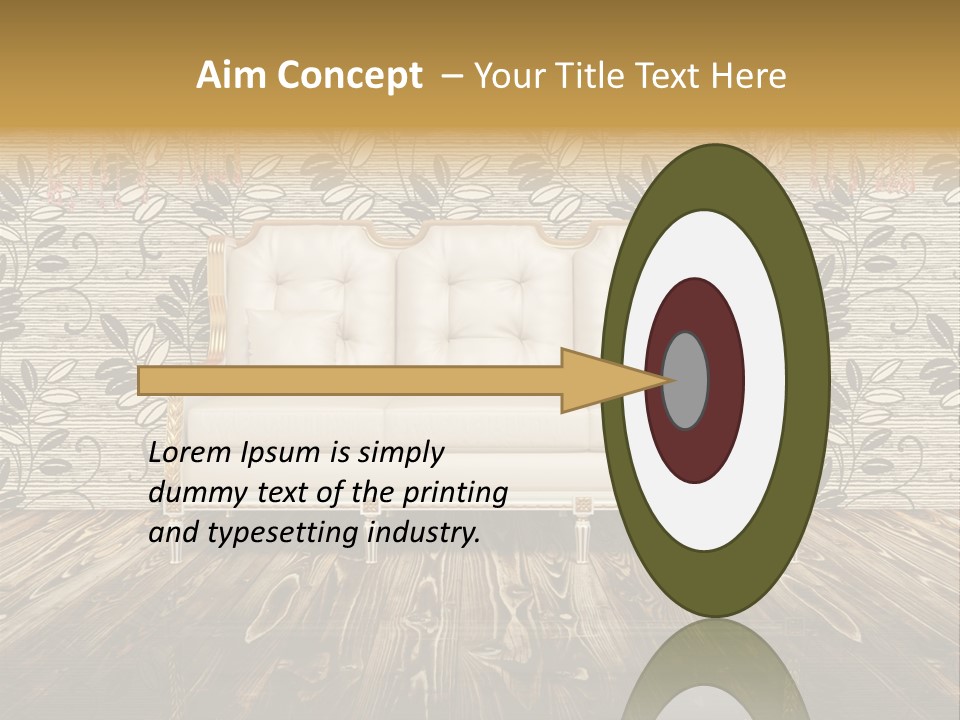 Pattern Lamp Domestic PowerPoint Template