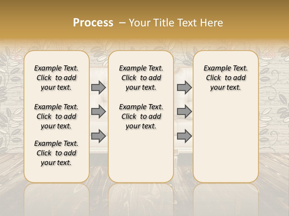 Pattern Lamp Domestic PowerPoint Template