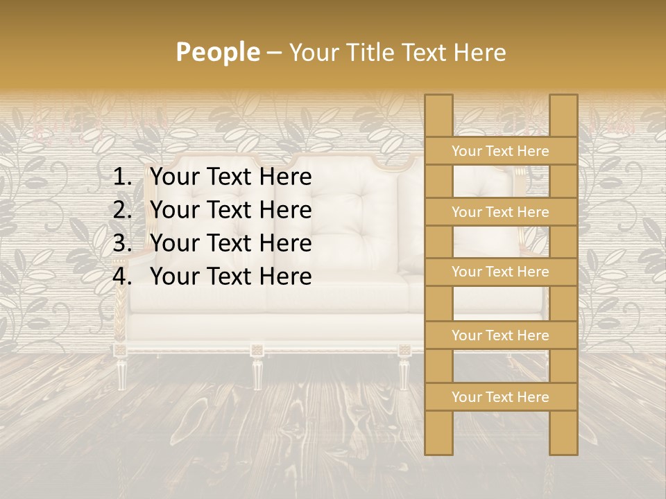 Pattern Lamp Domestic PowerPoint Template