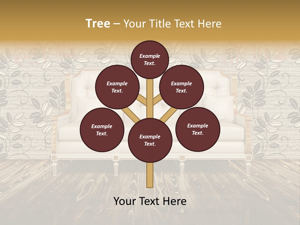 Pattern Lamp Domestic PowerPoint Template