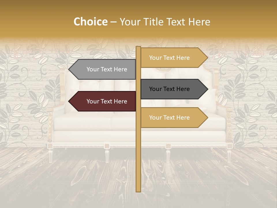 Pattern Lamp Domestic PowerPoint Template