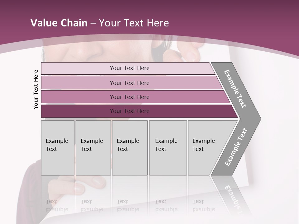 Holding Board Girl PowerPoint Template