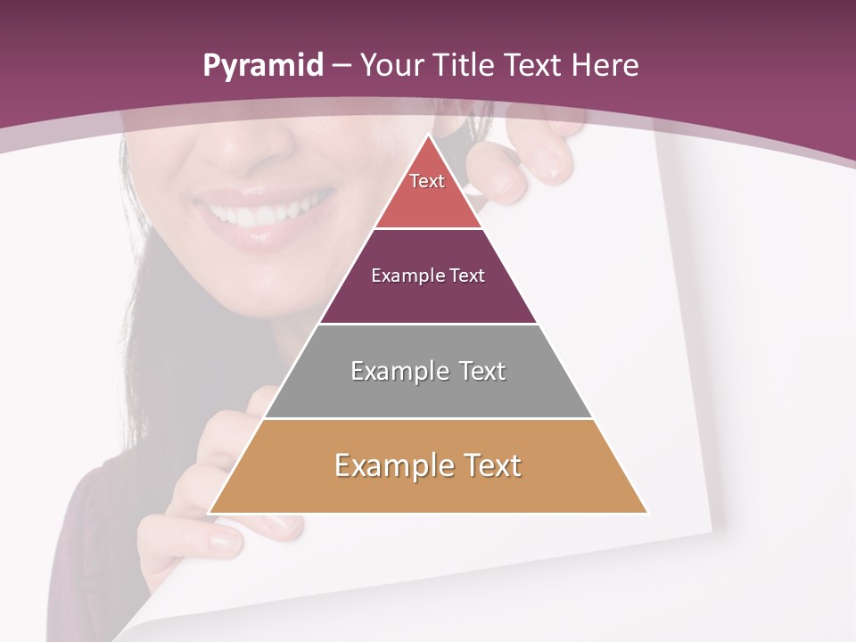 Holding Board Girl PowerPoint Template