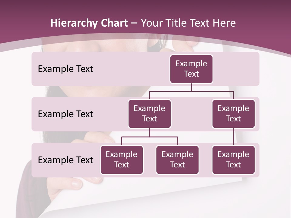 Holding Board Girl PowerPoint Template