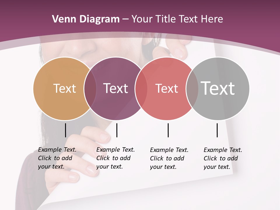 Holding Board Girl PowerPoint Template