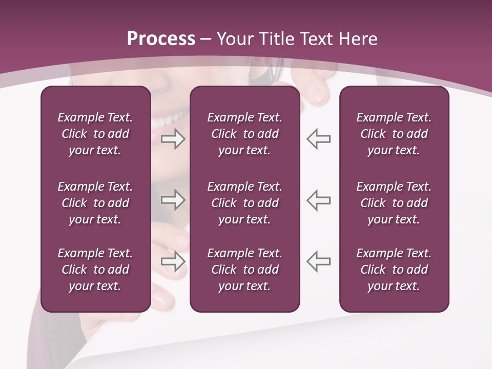 Holding Board Girl PowerPoint Template