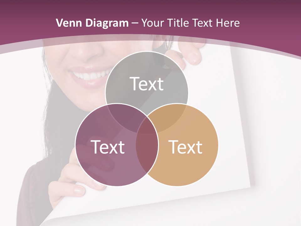 Holding Board Girl PowerPoint Template