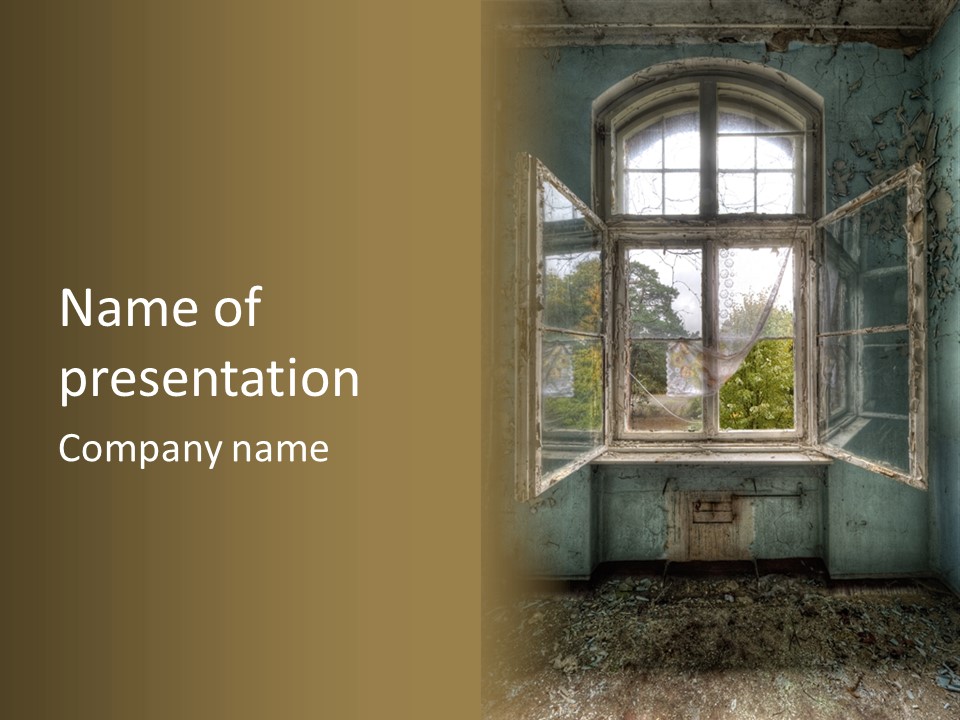 Mystic Over Room PowerPoint Template