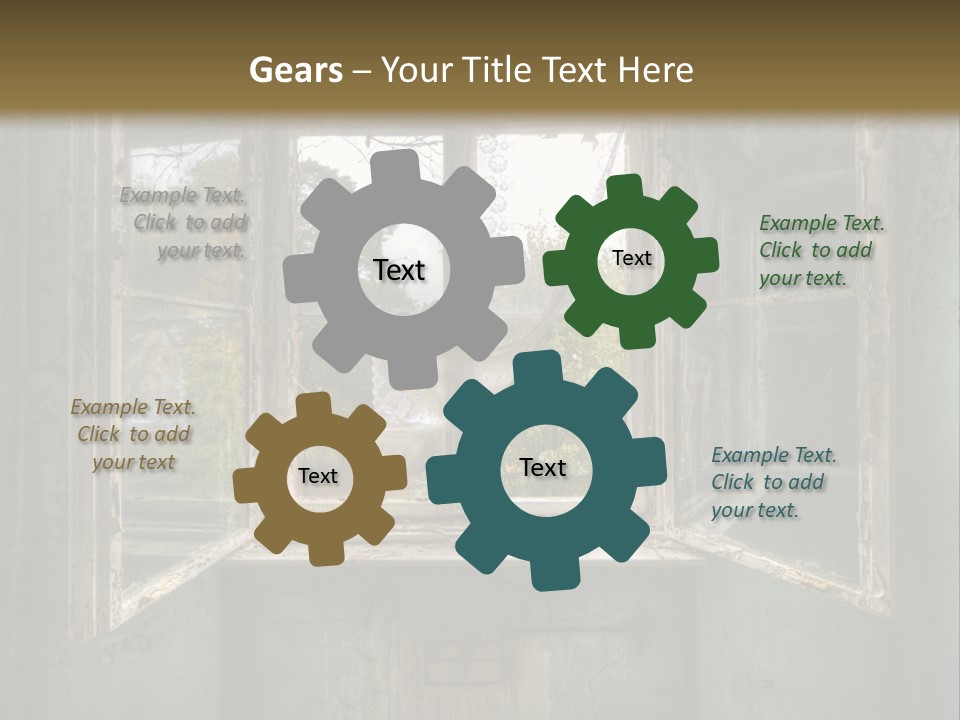 Mystic Over Room PowerPoint Template