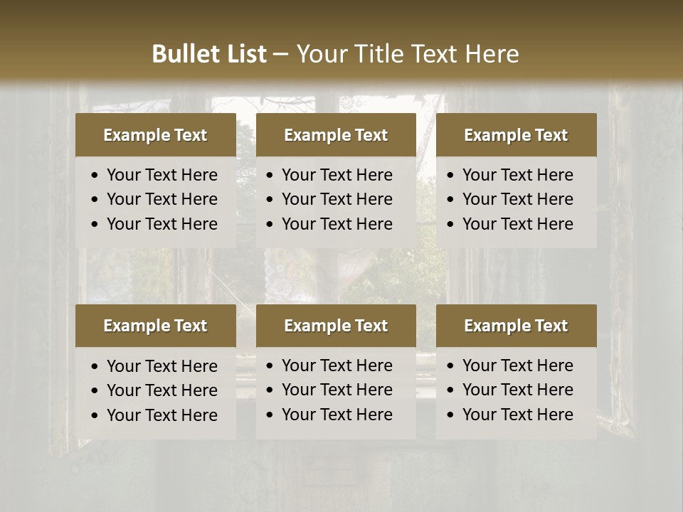 Mystic Over Room PowerPoint Template