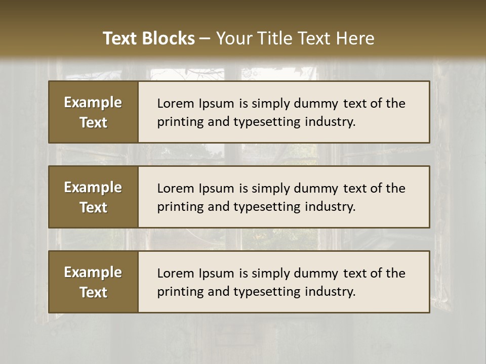 Mystic Over Room PowerPoint Template