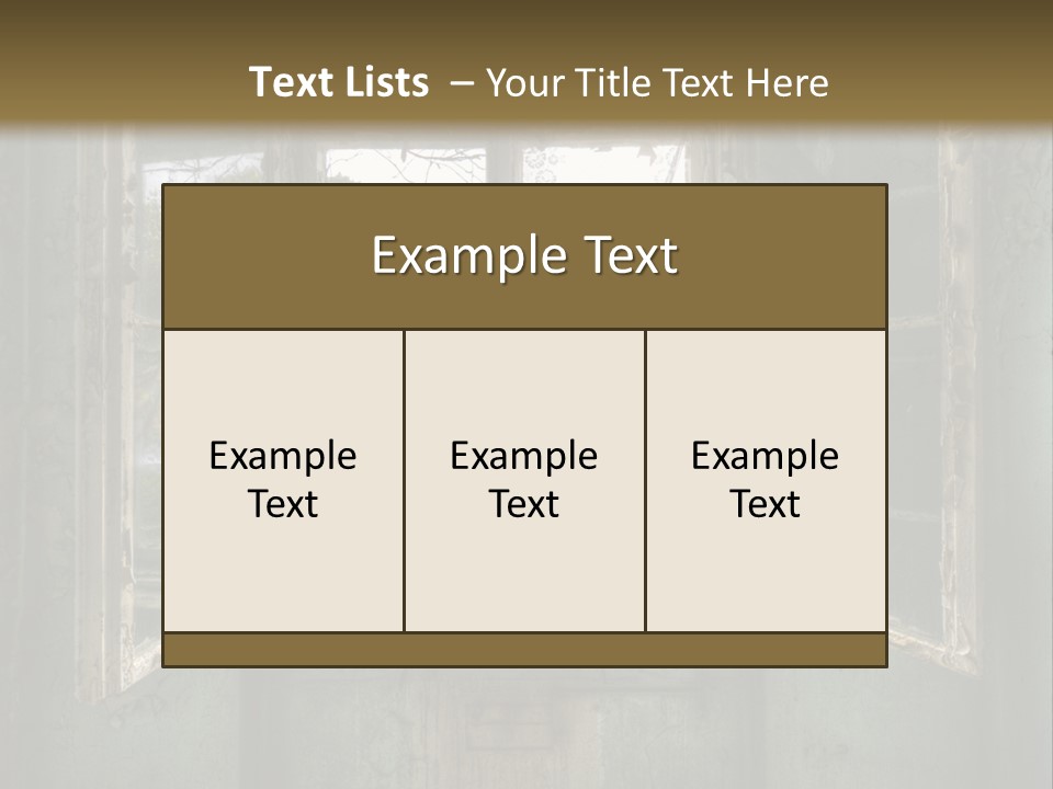 Mystic Over Room PowerPoint Template